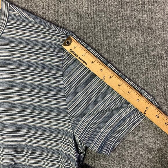 NEW Liverpool Los Angeles‎ Short Sleeve Striped Henley T-Shirt SZ M - Picture 5 of 7